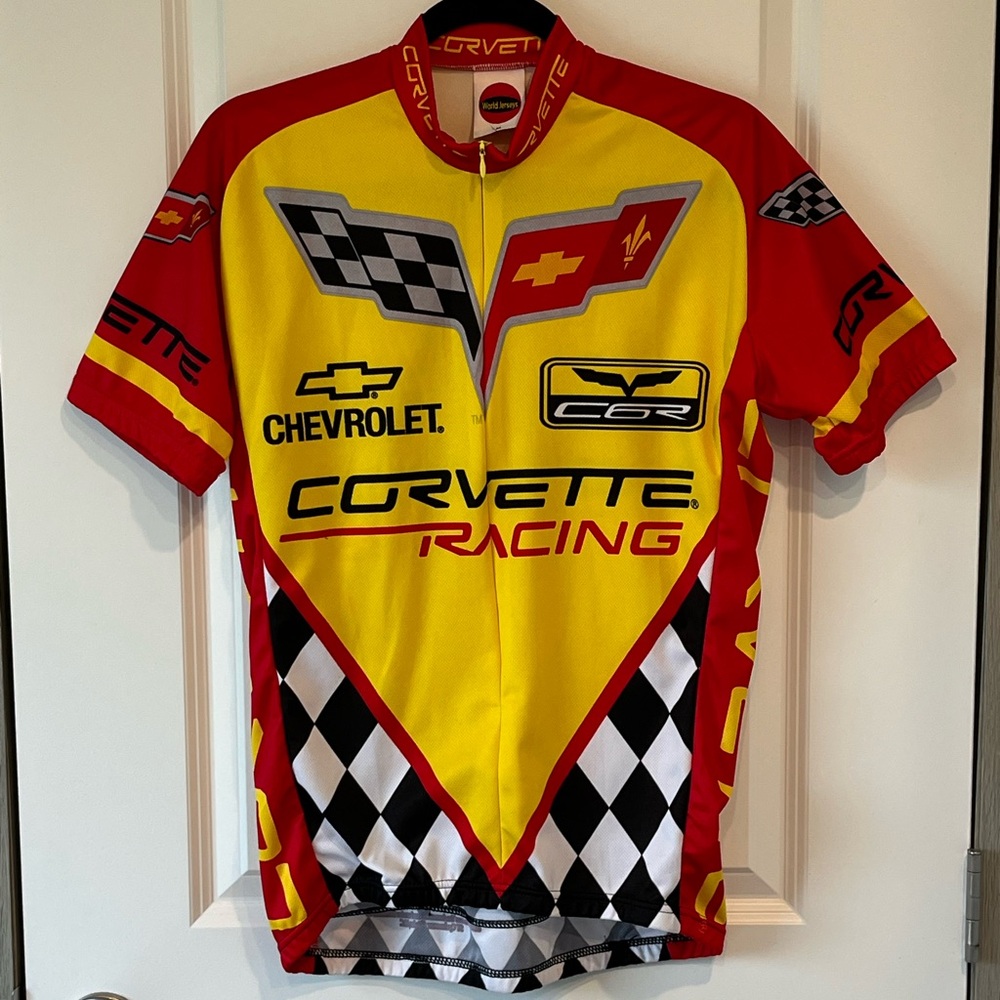 Chevrolet Corvette Racing World Jerseys Cycling Jersey Size Medium